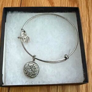 Alex & Ani silver MOM bangle bracelet